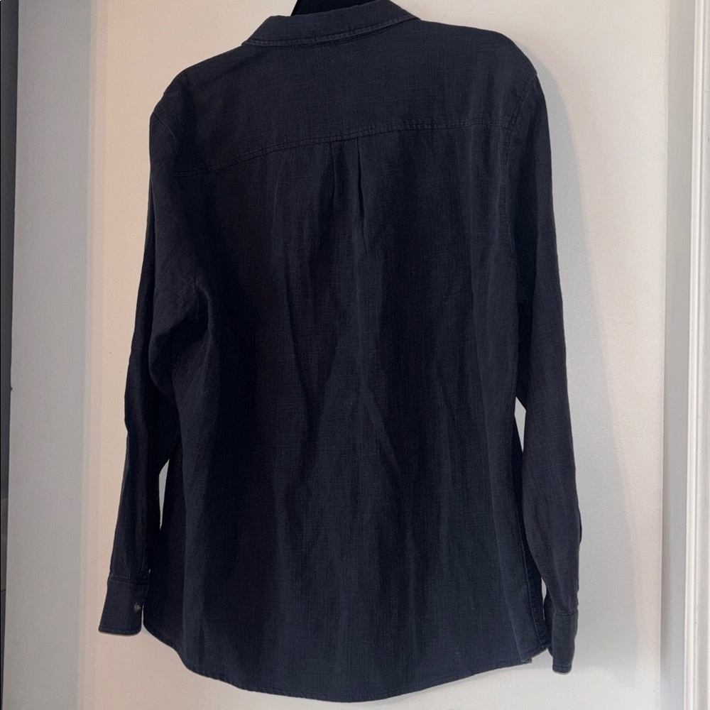 Marine Layer Men's Long-Sleeve Button-Up Shirt - Navy - Picture 6 of 7
